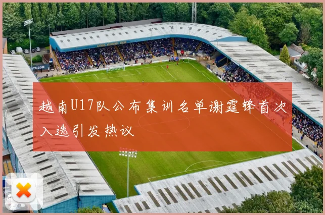 越南U17队公布集训名单谢霆锋首次入选引发热议
